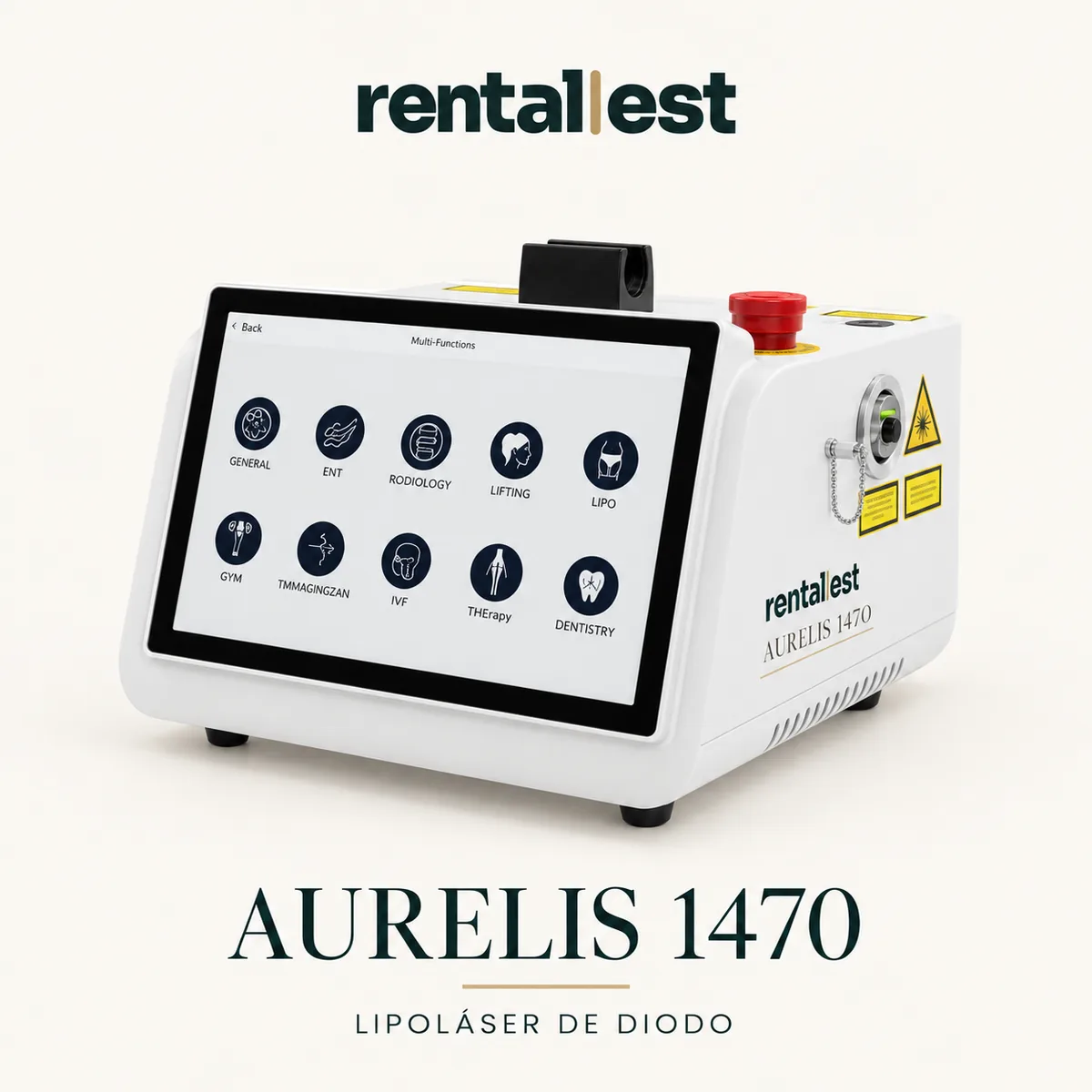 Equipo AURELIS 1470 · Lipoláser de diodo
