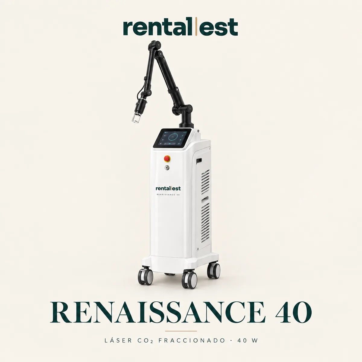 Equipo RENAISSANCE 40 · Láser CO₂ fraccionado