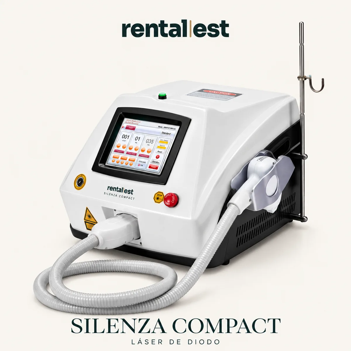 Equipo SILENZA COMPACT · Láser de diodo portátil